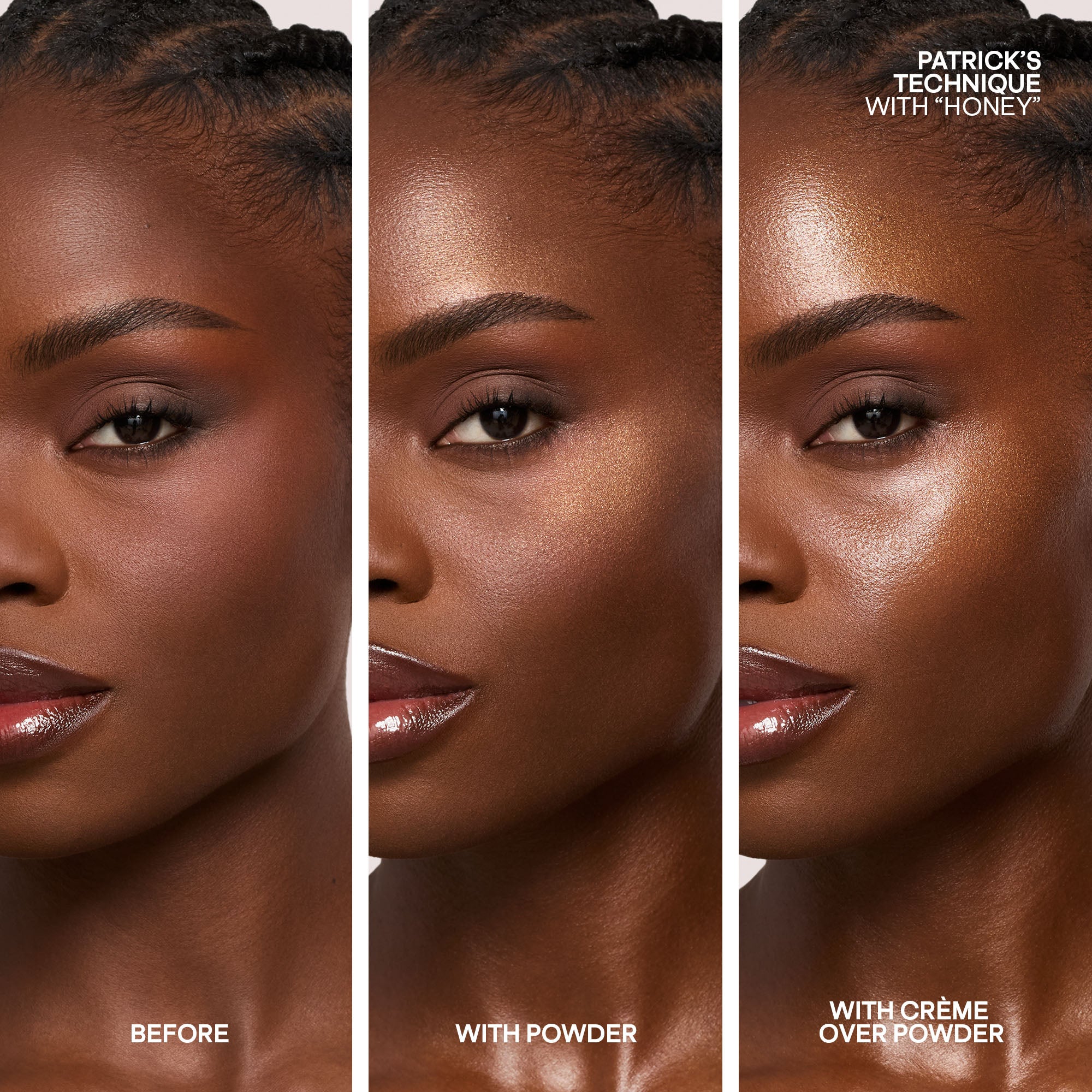 Major Glow Crème & Powder Light Reflecting Translucent Highlighter Duo (Honey)